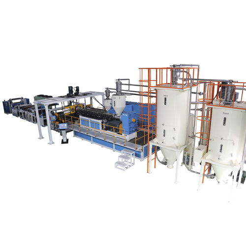 Ligne d'extrusion de plaques - GW120-GF1200 - GPM Machinery (Shanghai) - pour thermoplastiques / pour PET / multicouche