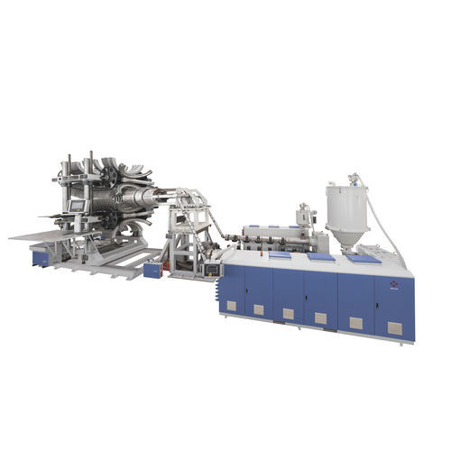 Ligne d'extrusion double vis - TSSBL series - GPM Machinery (Shanghai) - de tubes / pour tubes annelés / pour thermoplastiques
