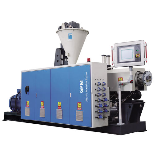 Extrudeuse bivis parallèle - GW  - GPM Machinery (Shanghai) - bivis conique / de profilés / pour PVC