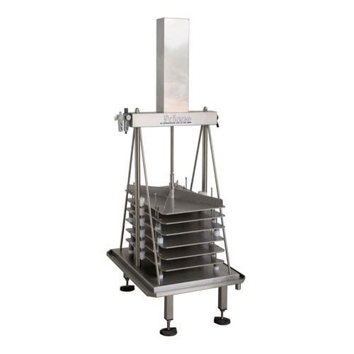 Presse à fromage verticale - PRIAMO FOOD TECHNOLOGIES - pneumatique / à pâte dure / en acier inoxydable