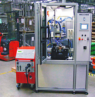 Machine de soudage plasma - MIG-O-MAT - automatique / sur pieds / à roulettes