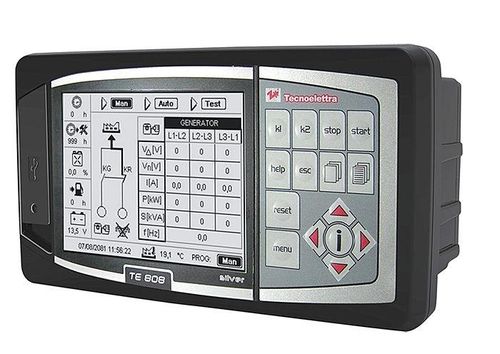 Contrôleur de groupe électrogène automatique - TE808 series - Tecnoelettra