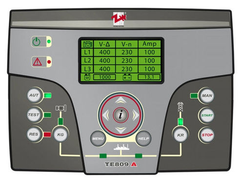 Contrôleur de groupe électrogène automatique - TE80 series - Tecnoelettra