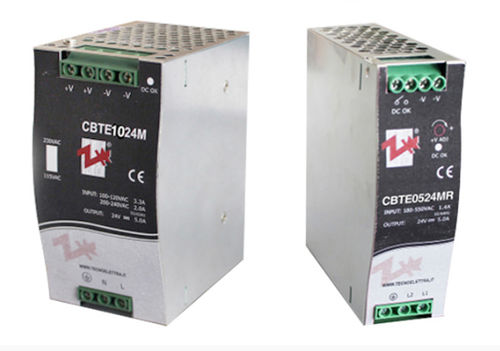 Chargeur de batterie sur rail-DIN - 1570403M - Tecnoelettra - automatique