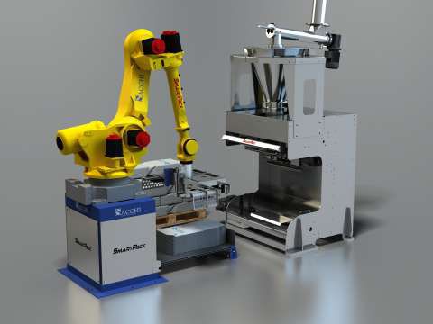Cellule robotisée d'emballage - SmartPack  - SACCHI F.LLI - compact