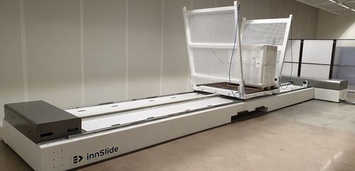 Machine d'essai de stabilité - innSlide - SAFE LOAD TESTING TECHNOLOGIES - automatique / pour emballage / horizontale