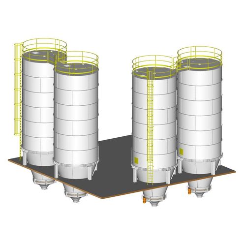 Silo soudé - SANGATI BERGA - pour bâtiment / en métal