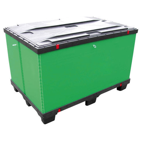 Caisse-palette en plastique - LITE - BOXLITE PACKAGING - industrielle / pliable / avec couvercle