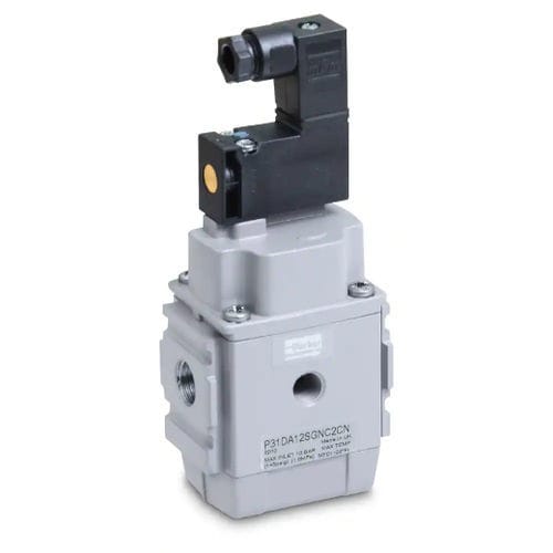 Vanne à piston - P31S series - Parker Pneumatic Division Europe - manuelle / à actionneur électrique / pilote
