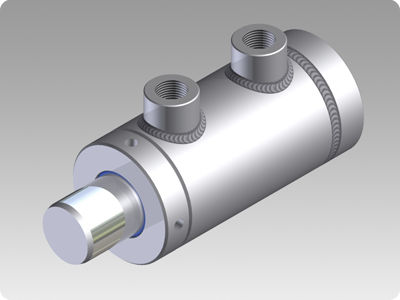 Vérin soudé - MDA series - CMB S.r.l. Cilindri oleodinamici - hydraulique / double effet / pour engin agricole