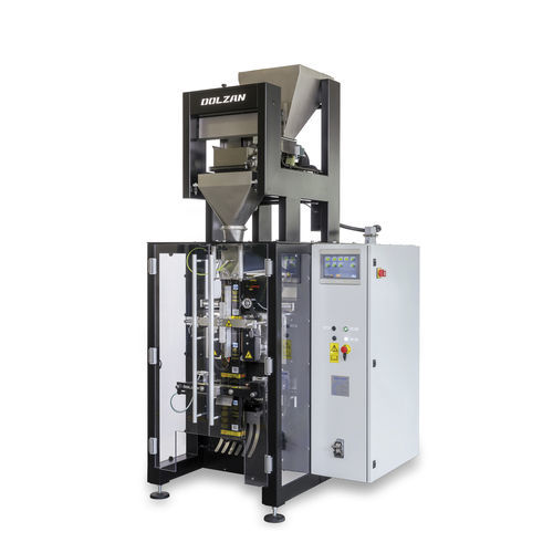 Ensacheuse avec peseuse linéaire - D series - DOLZAN IMPIANTI - verticale / flow-pack / automatique