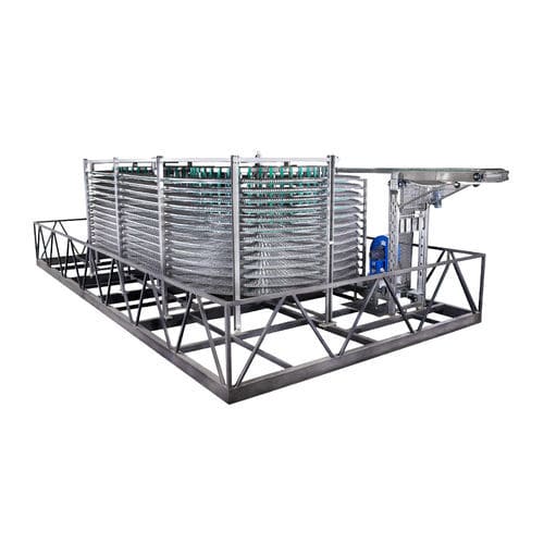 Congélateur en spirale - DOVAINA UAB - de process / à dégivrage automatique / en acier inoxydable
