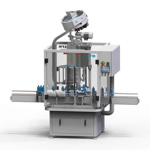 Capsuleuse tournante - RS series - EFM MACHINERY - totalement automatique / commandé électroniquement / pour bouchon à visser en plastique