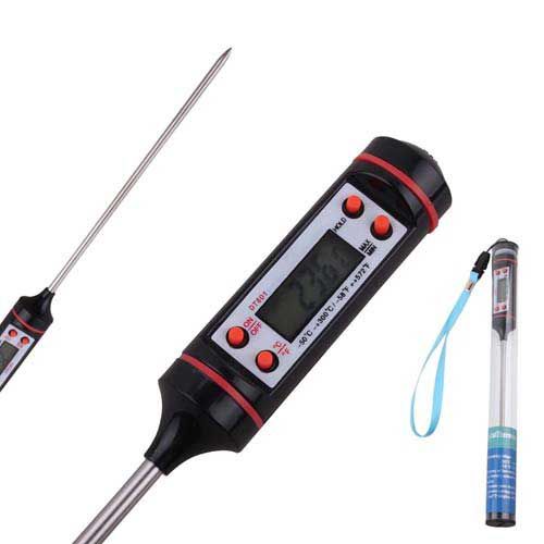 Thermomètre numérique - ELMITI - à sonde / °C / portable