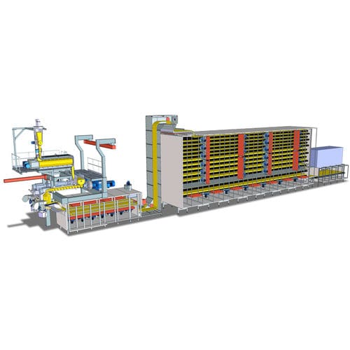 Ligne de production de pâtes sèches - TCM 100 - FAVA - courtes / avec refroidissement / avec séchage