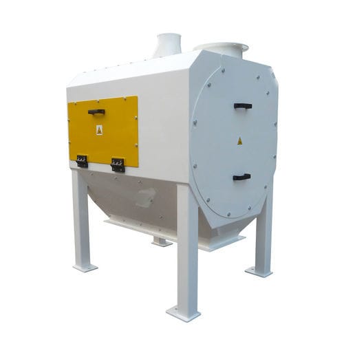 Machine de nettoyage agro-alimentaire rotative - GPTS - G&AS - de céréales / à brosse