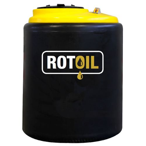 Poubelle en polyéthylène - M series - ROTOTEC SPA - pour huile usagée / avec couvercle / mobile