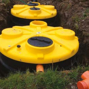 Cuve d'eau - DEPURO NIM - ROTOTEC SPA - en polyéthylène / pour traitement des eaux usées / légère