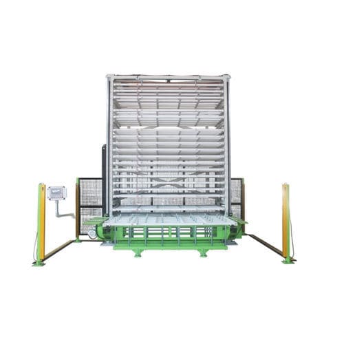 Système de stockage automatique vertical - 20L  - SHAOXING SMARTECH MACHINERY MANUFACTURING CO.,LTD. - de palettes / pour tôle / avec pont roulant