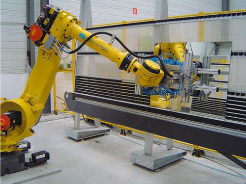 Robot articulé - ROBOGLASS 3000 - Ferrari & Cigarini srl - pour rectification / d'alimentation
