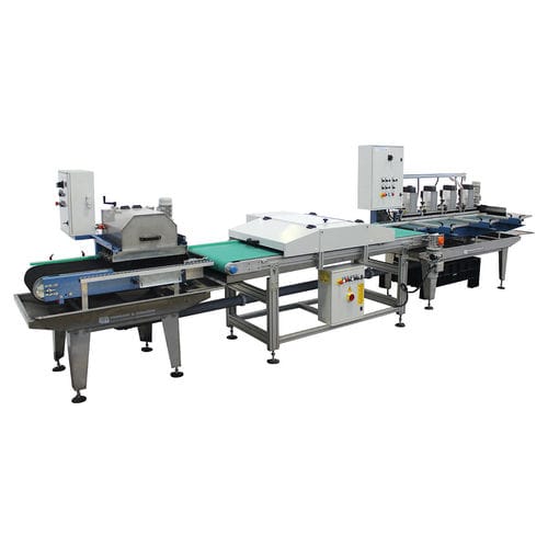 Ligne de découpe à lame rotative - COMPACT LINE 1 - Ferrari & Cigarini srl - pour marbre / pour céramique / pour briques