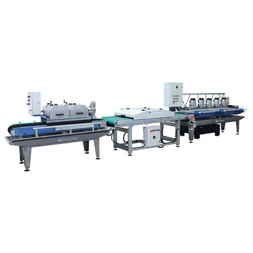 Ligne de découpe à lame rotative - COMPACTLINE 2 - Ferrari & Cigarini srl - pour marbre / pour céramique / pour briques