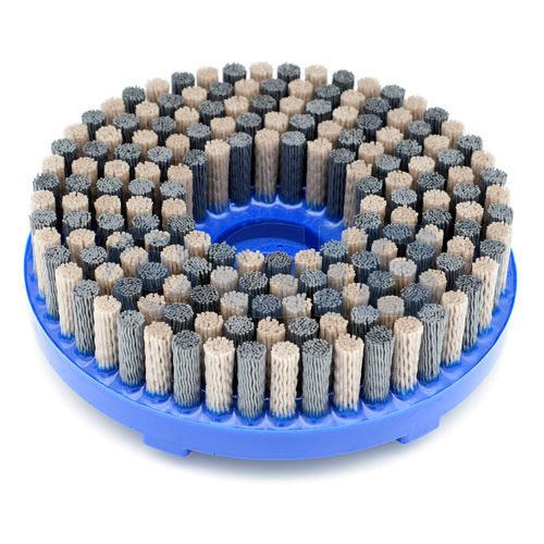 Brosse disque - DB160025AO180SC240 - GOLDEN INDUSTRIAL BRUSH - de finition / d'ébavurage / de polissage