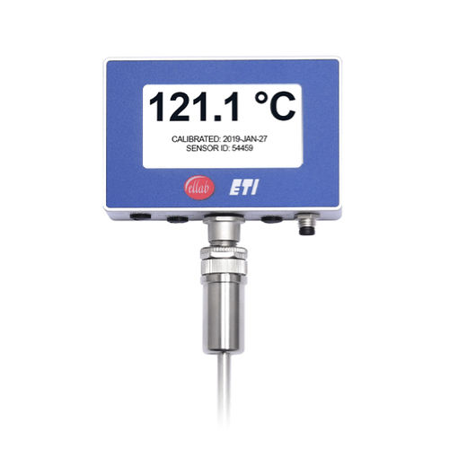 Indicateur de température - ETI - Ellab Validation & Monitoring Solutions - numérique / alimenté par batterie / pour sonde pt1000