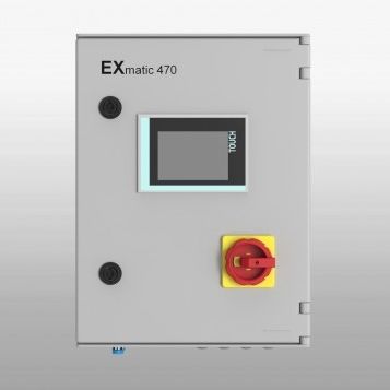 Unité de contrôle pour support de sonde rétractable - EXmatic 470 - Exner Process Equipment GmbH - avec affichage / électropneumatique / programmable