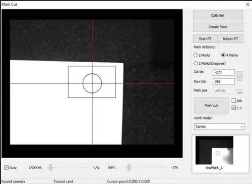 Système de scanning pour la découpe - Mark cut - BALACCHI S.R.L. - 2 axes / laser / compact