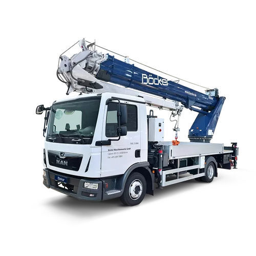 Grue montée sur camion - AK 37 series  - Böcker Maschinenwerke GmbH - télescopique / pour chantier / de levage