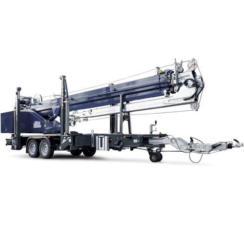Grue montée sur remorque - AHK 30 series  - Böcker Maschinenwerke GmbH - télescopique / pour chantier / de levage