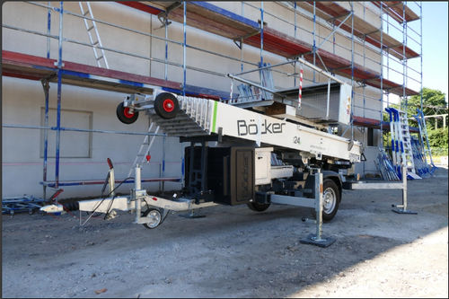 Monte charge électrique - Junior G - Böcker Maschinenwerke GmbH - pour la construction / pour chantier / à plateforme