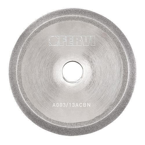 Meule de traitement de surface - A003/13ACBN - FERVI - plate / CBN / pour outils