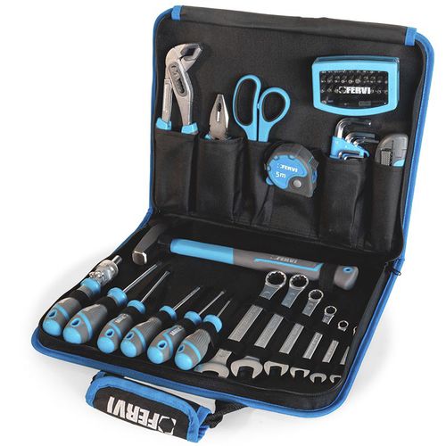 Mallette de transport - 0164 - FERVI - en tissu / pour outils