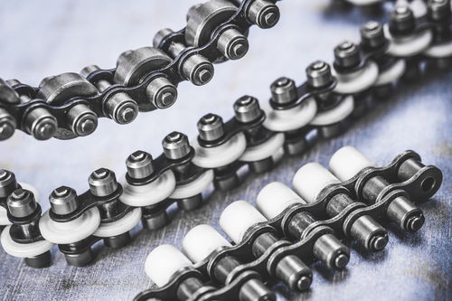 Chaîne de transmission - 08B-1 - Iris Chains - en acier inox / de manutention / à accumulation