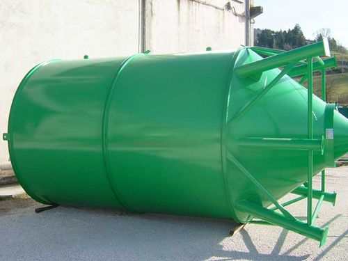 Silo horizontal - CACCIAMANI - télescopique / de ciment / pour produits en vrac