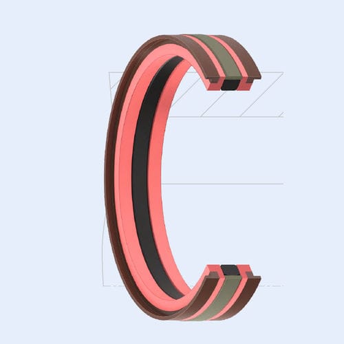 Joint torique - GD1000K-S series - Hunger - en élastomère / en EPDM / de piston