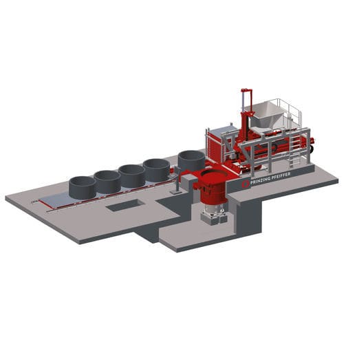 Ligne de production pour tubes de drainage - BLIZZARD - TOPWERK - pour caisses / pour trou d'homme en béton / automatique