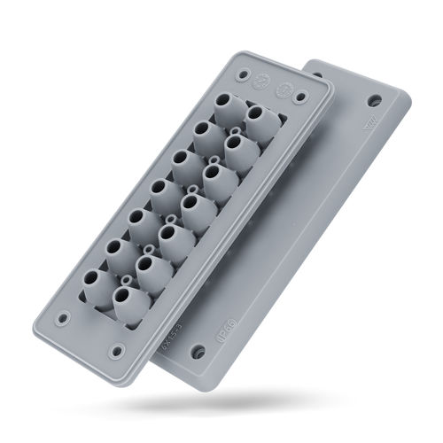 Plaque d'entrée de câble IP66 - MH24 F20-1 - Trelleborg Cable Entry Solutions - pour armoire électrique / pour applications hygiéniques / pour câble