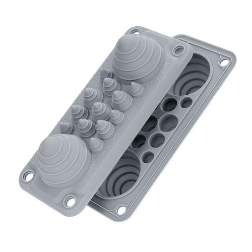 Plaque d'entrée de câble en métal - LMC 14 - Trelleborg Cable Entry Solutions - IP54 / IP55 / pour câble