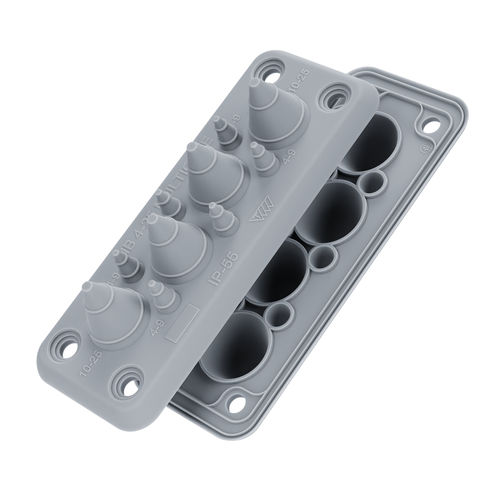 Plaque d'entrée de câble IP54 - MB 4/10 - Trelleborg Cable Entry Solutions - IP55