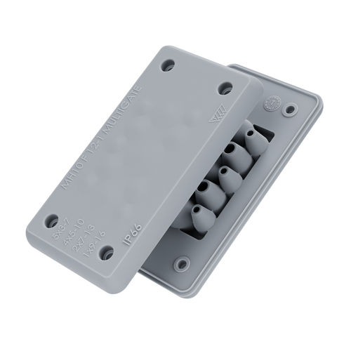 Plaque d'entrée de câble IP66 - MH10 F12-1 - Trelleborg Cable Entry Solutions - pour câble / pour armoire électrique / pour applications hygiéniques