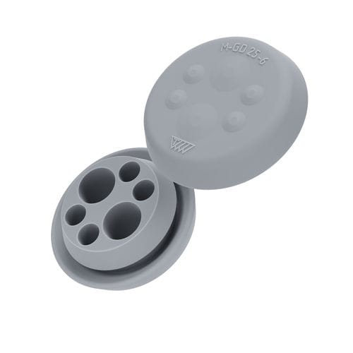 Plaque d'entrée de câble IP65 - M-GD 25-6 - Trelleborg Cable Entry Solutions - pour armoire électrique / pour applications hygiéniques / pour câble