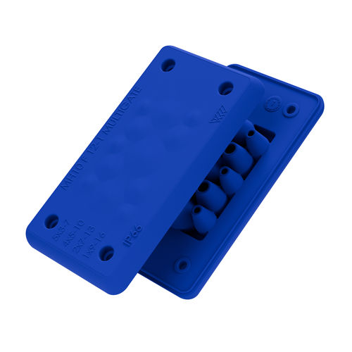 Plaque d'entrée de câble IP66 - MH-10 F 12-1 FDA - Trelleborg Cable Entry Solutions - pour câble / pour armoire électrique / pour applications hygiéniques
