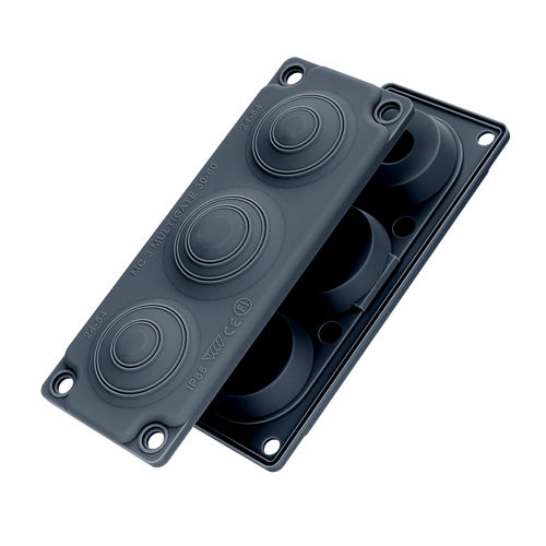 Entrée de câble à blindage EMI -  MC 3 BLACK EMC - Trelleborg Cable Entry Solutions - IP65 / UL94 V-0 / pour câble