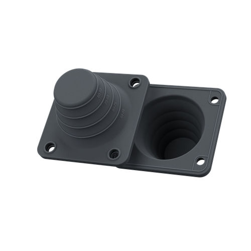 Passe-câble en TPE - T-CG 50-88 BLACK UL94 V-0 - Trelleborg Cable Entry Solutions - à membrane / IP66