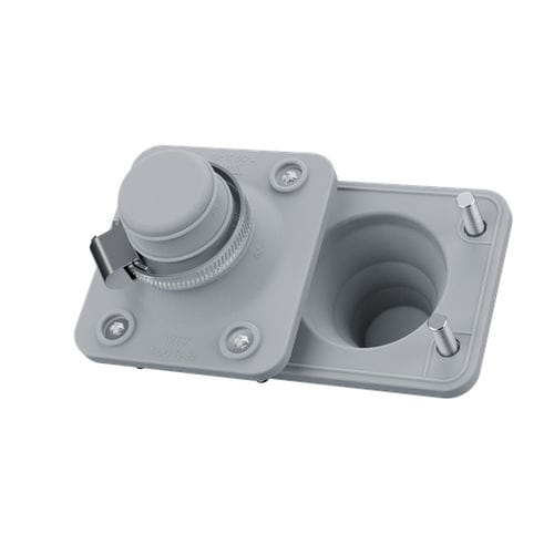 Passe-câble en TPE - T-CG 36-62 LIGHT GREY - Trelleborg Cable Entry Solutions - à membrane / IP66