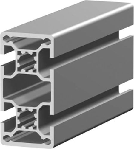 Profilé en aluminium - 1.11.040080.44LBP - MayTec - rectangulaire / pour salle blanche / pour bâti et cartérisation de machine