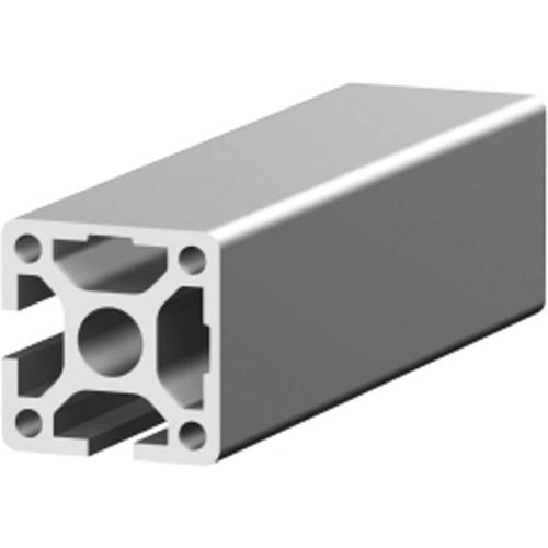 Profilé en aluminium - 1.11.040040.22S series - MayTec - à section rectangulaire / pour salle blanche / pour charges lourdes